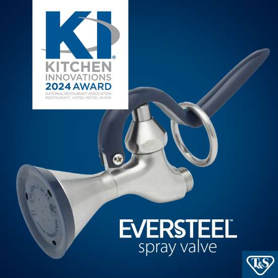 EverSteel Spray Valve from T&S Wins Kitchen Innovations Award