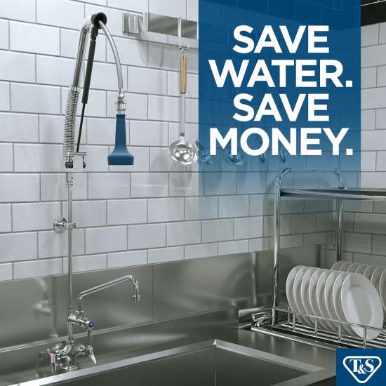 How T&S Pre-Rinse Units Help You Save Water in Commercial Kitchens