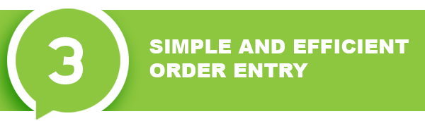 Simple And Efficient Order Entry