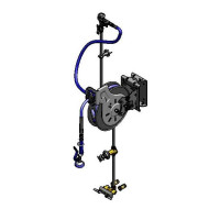 T&S B-7232-01-ESB36 Wall Mounted Hose Reel with 35' Hose, 4+